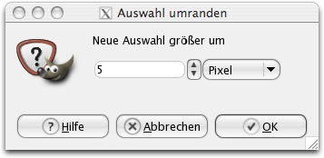 Das Dialogfenster Rand